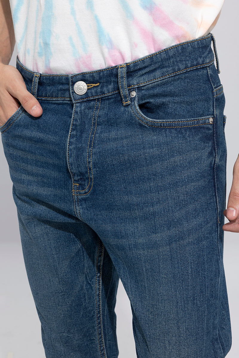 Vasper Mid Blue Skinny Jeans | Relove