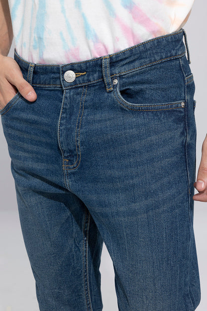 Vasper Mid Blue Skinny Jeans | Relove