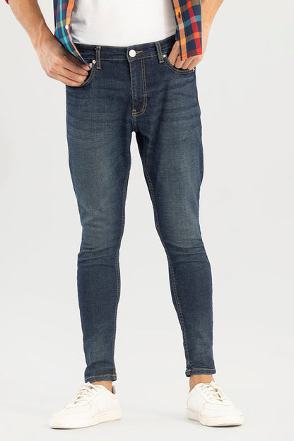 Theodore Grunge Blue Skinny Jeans | Relove