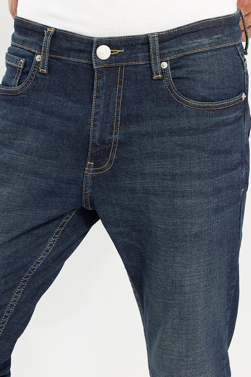 Theodore Grunge Blue Skinny Jeans | Relove