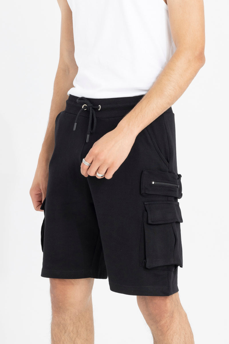 Pace Black Shorts | Relove
