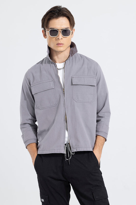 Drifter Grey Overshirt | Relove