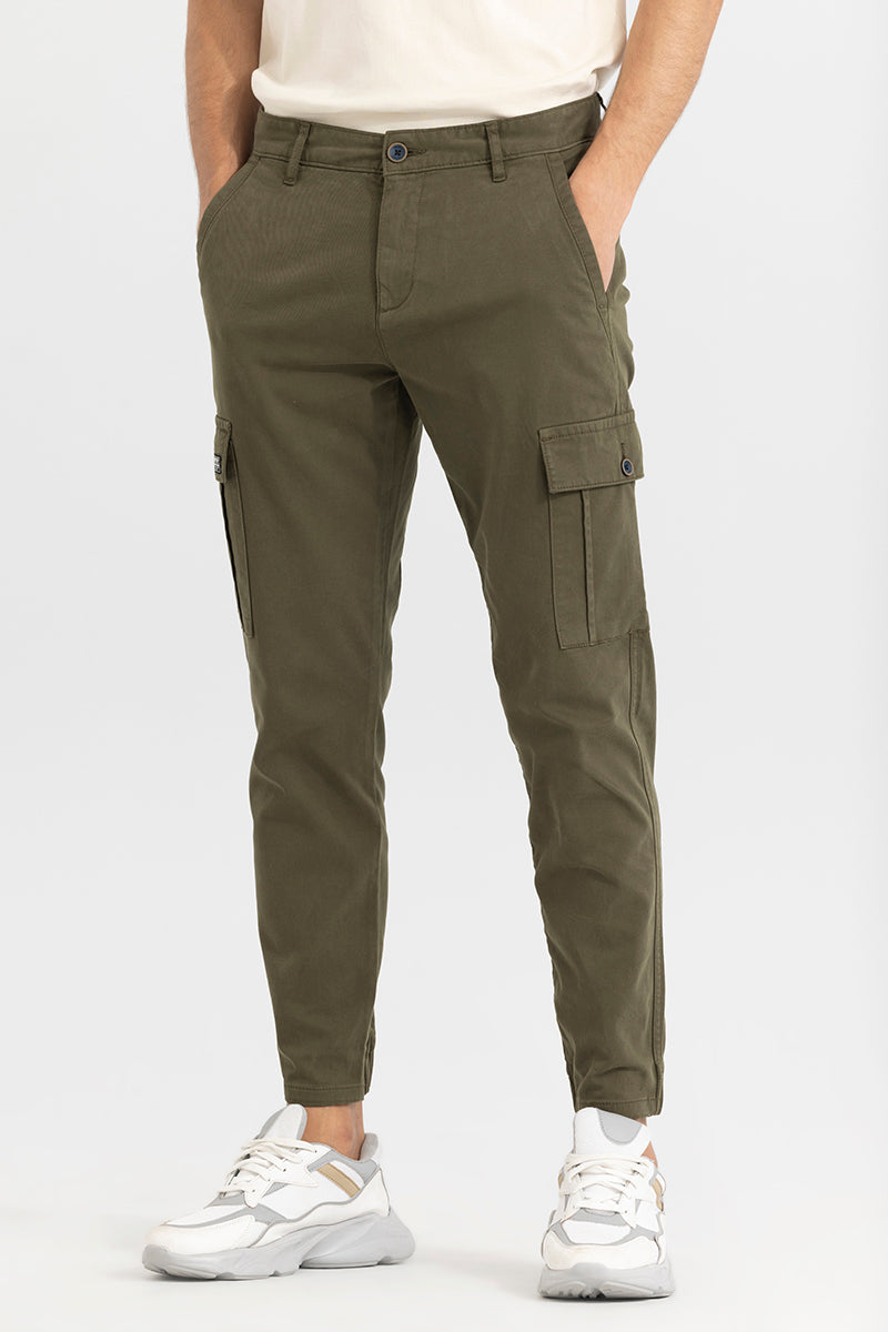 Steggi Olive Cargo Pant | Relove