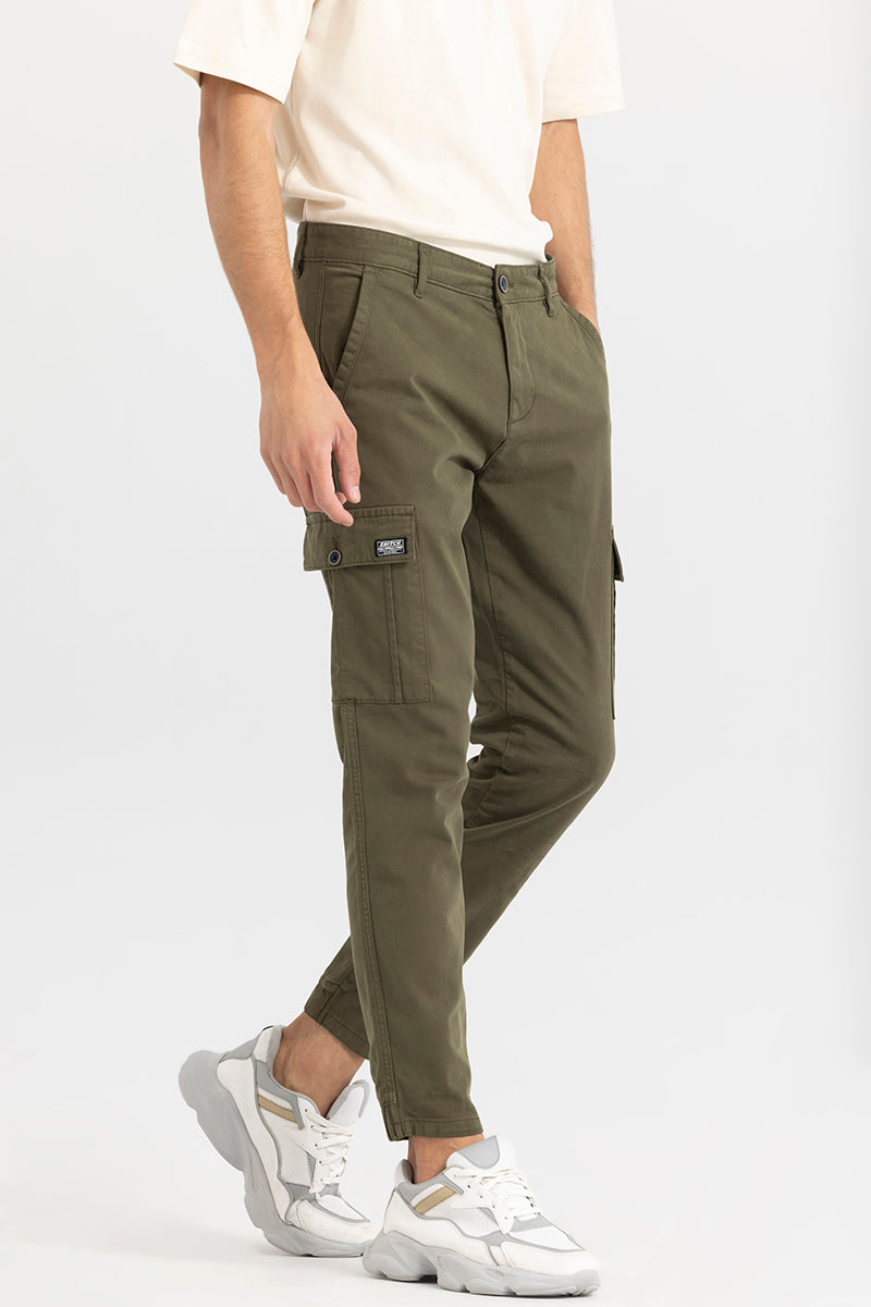 Steggi Olive Cargo Pant | Relove