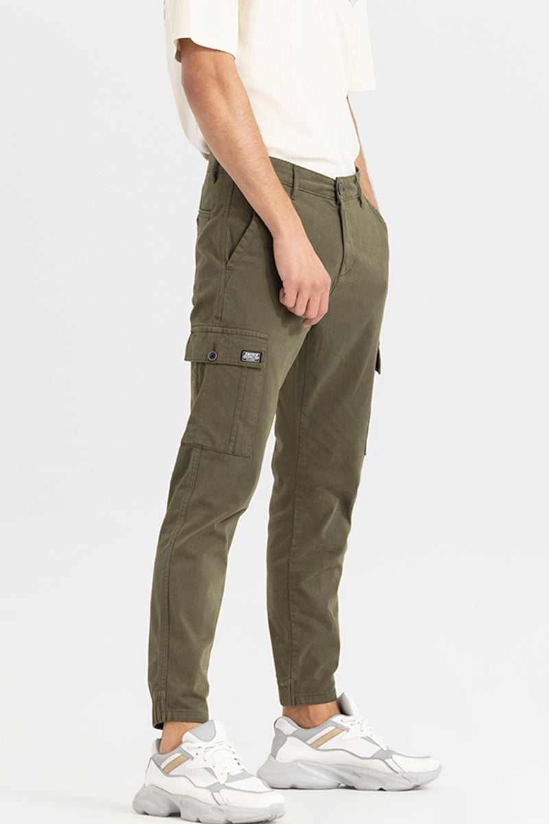 Steggi Olive Cargo Pant | Relove