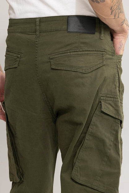 Kyubic Olive Cargo Pant | Relove