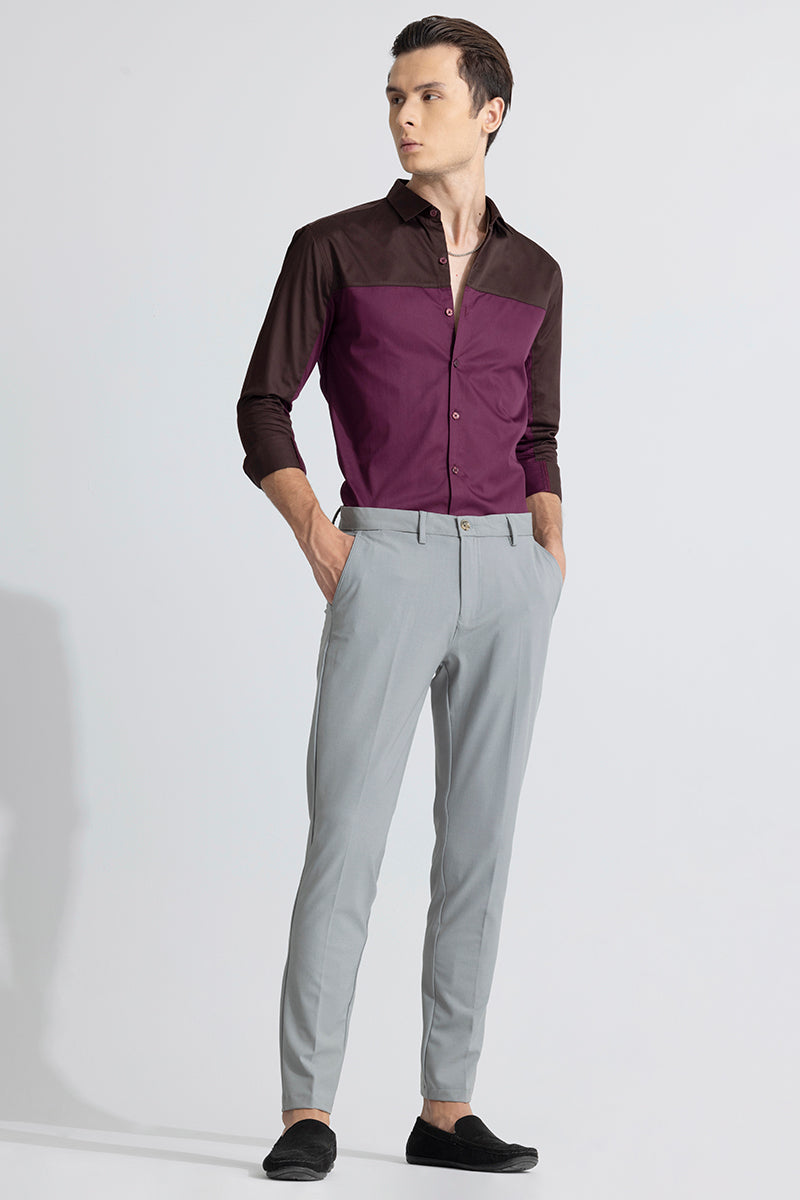 Poise Stone Grey Trousers | Relove