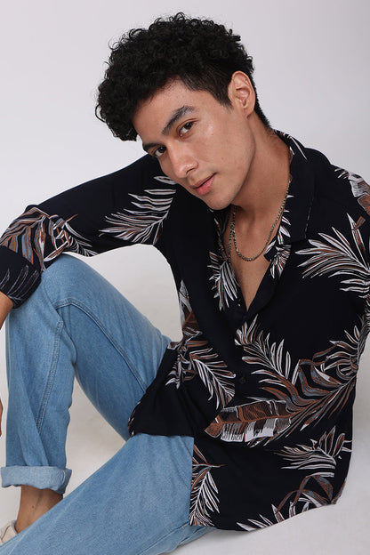 Palmier Navy Shirt | Relove