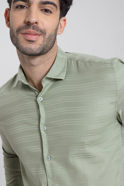 Barre Stripe Green Shirt | Relove