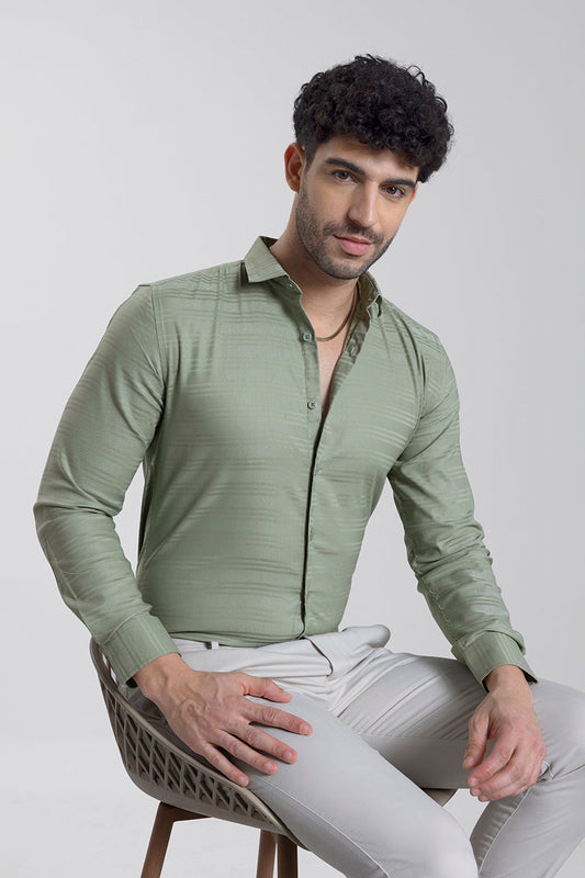 Barre Stripe Green Shirt | Relove