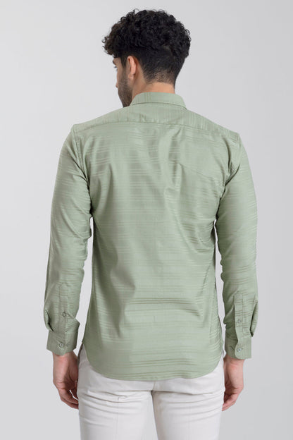 Barre Stripe Green Shirt | Relove