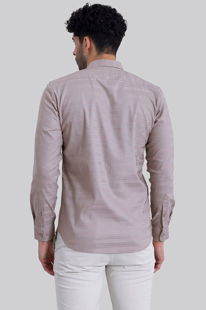 Barre Stripe Ivory Shirt | Relove