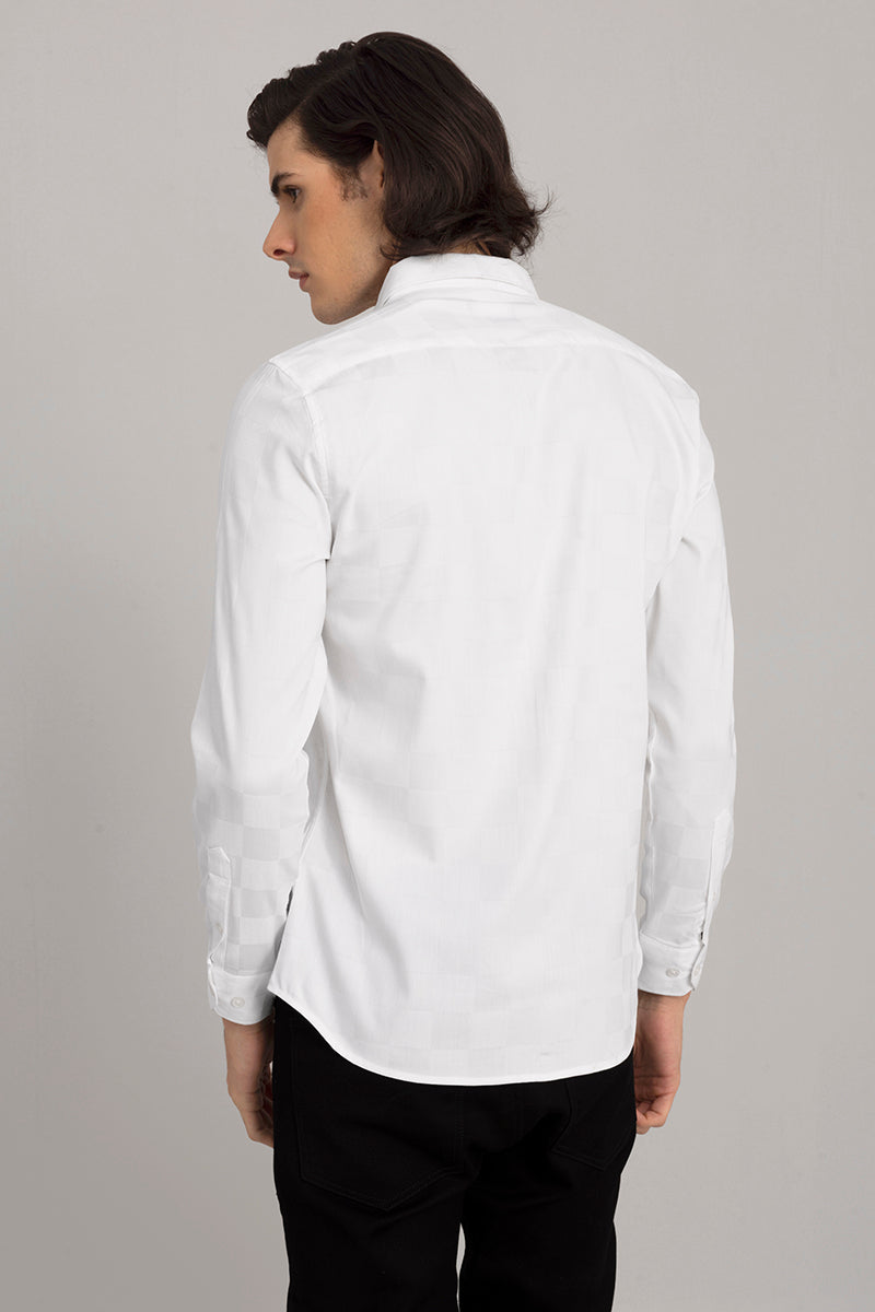 Self Square White Shirt | Relove