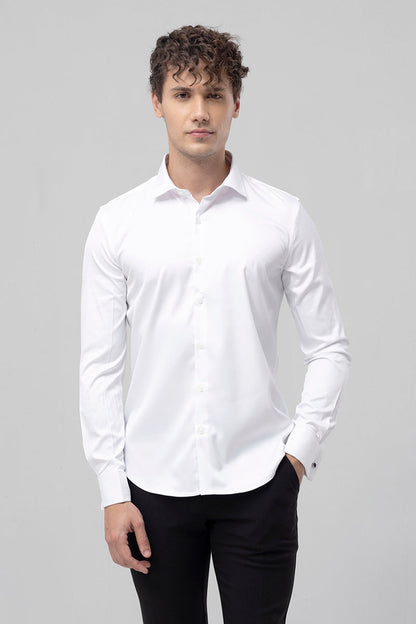 Double Cuff White Shirt | Relove