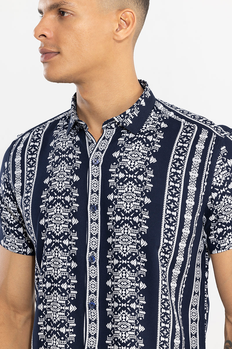 Tribique Navy Shirt | Relove