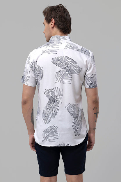 Cocoa Palm White Shirt | Relove