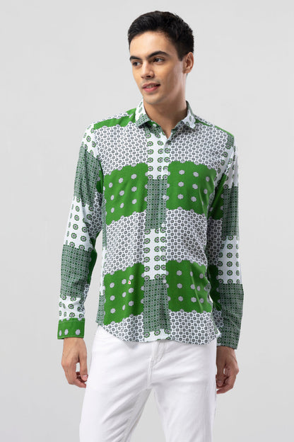 Flossy Bandana Green Shirt | Relove