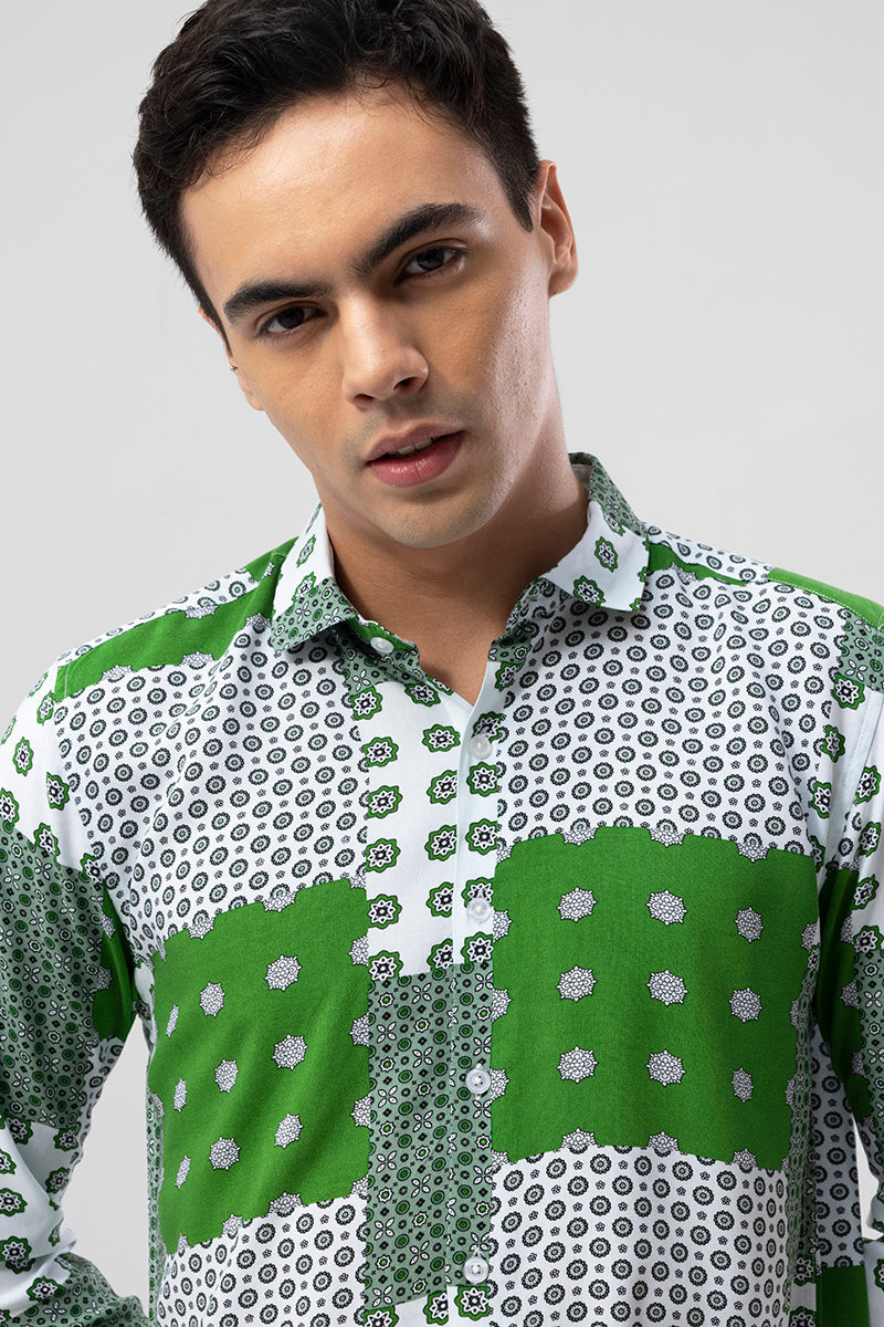 Flossy Bandana Green Shirt | Relove