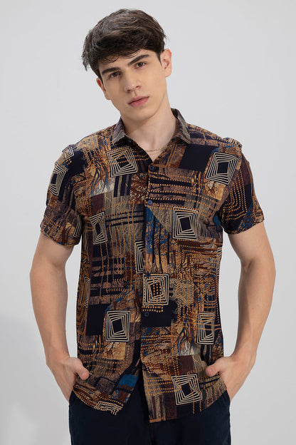 Hypro Square Brown Shirt | Relove