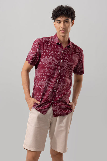 Colosseum Burgundy Shirt | Relove