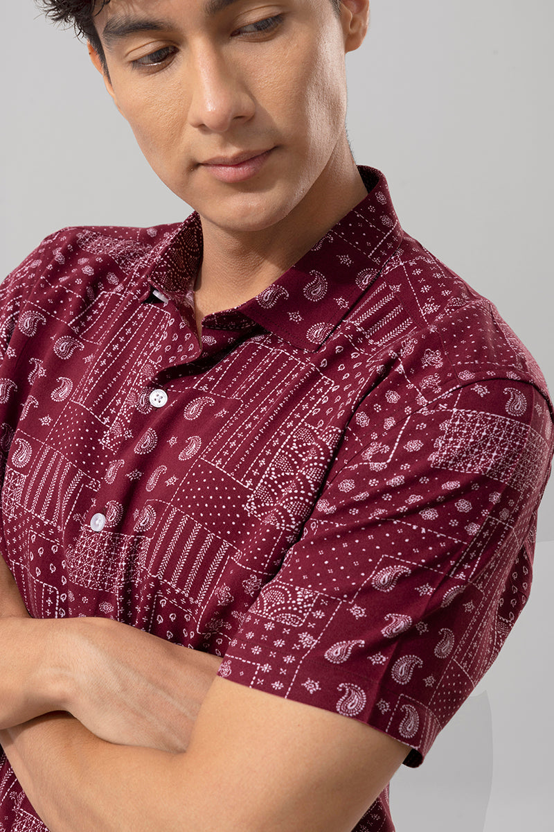 Colosseum Burgundy Shirt | Relove