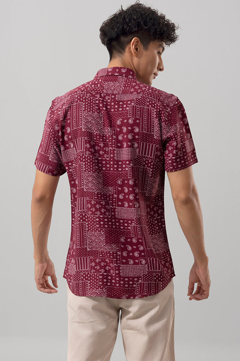 Colosseum Burgundy Shirt | Relove