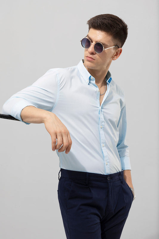 Fickle Sky Blue Shirt | Relove