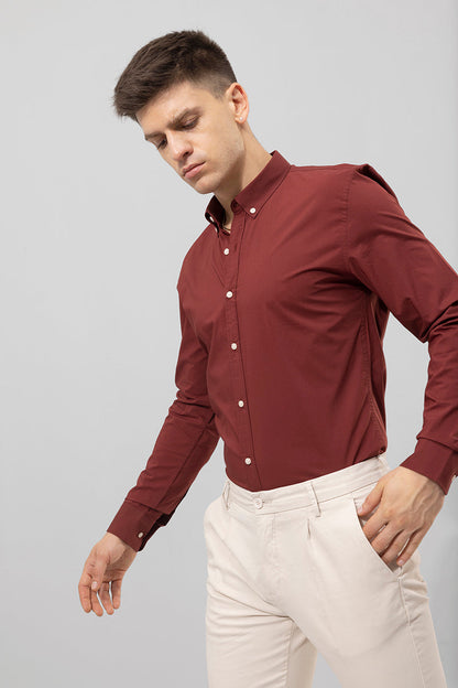 Fickle Brick Red Shirt | Relove