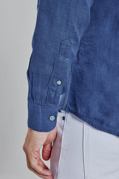 Mould Linen Indigo Blue Shirt | Relove