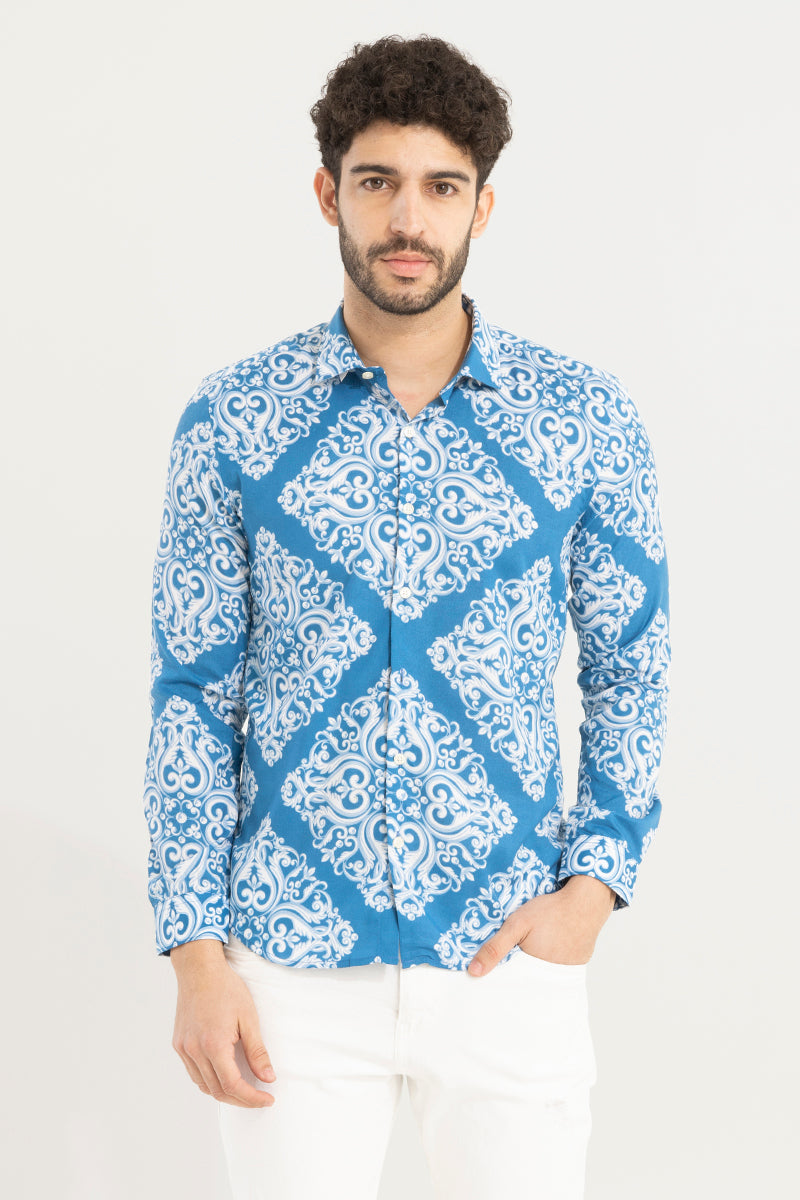 Imperial Design Blue Shirt | Relove