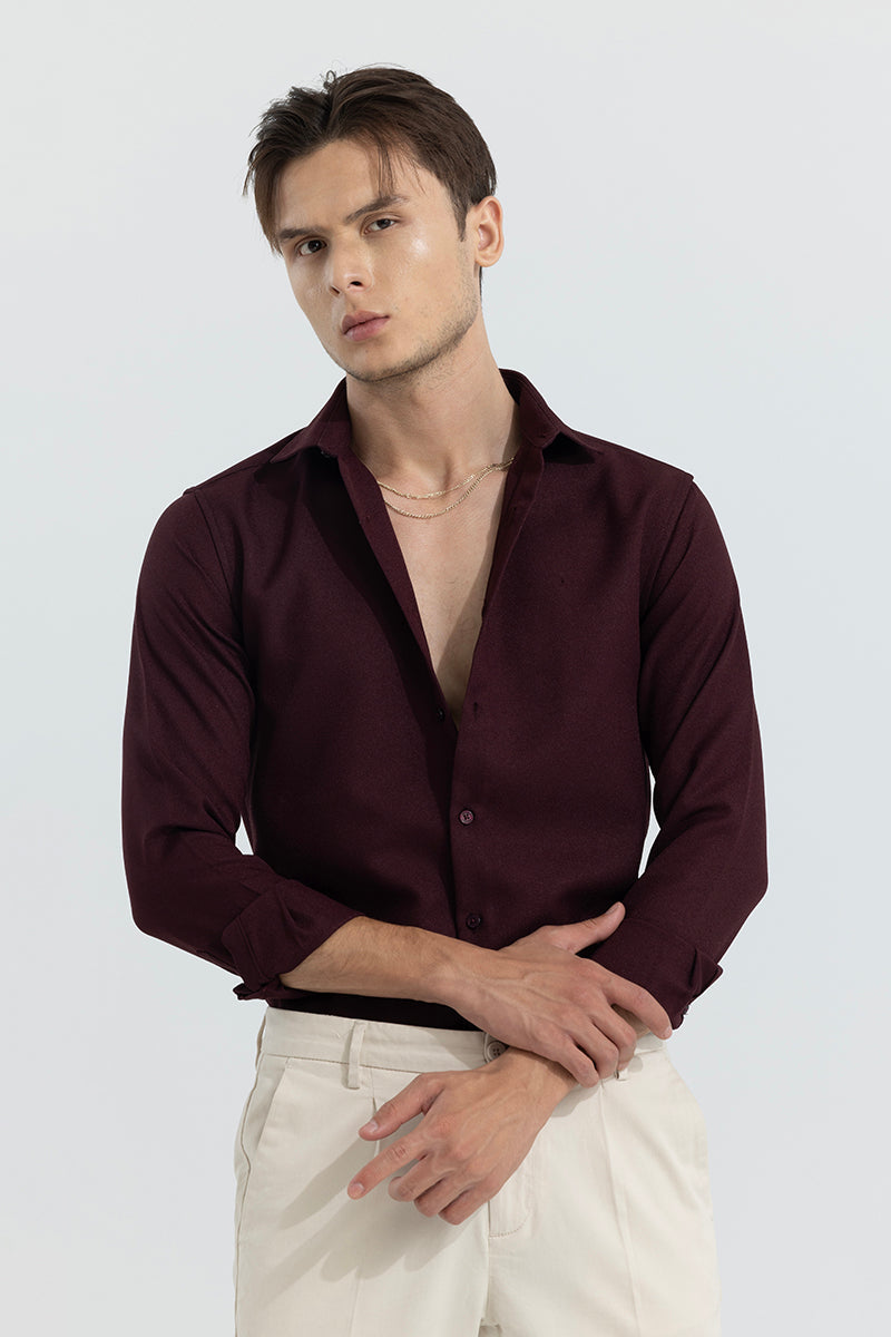 Buy Maroon Shirts for Men by Cantabil Online | Ajio.com