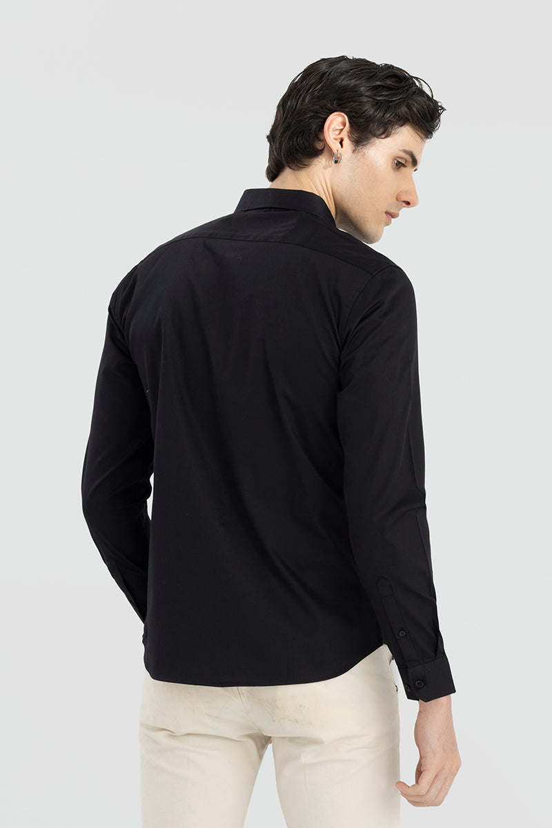 Verpine Embroidery Black Shirt | Relove