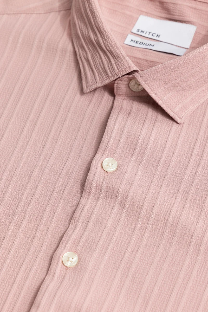 Clasp Striped Pink Shirt | Relove