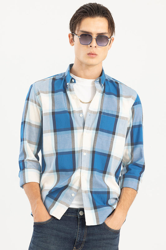 Broadline Check Blue Shirt | Relove