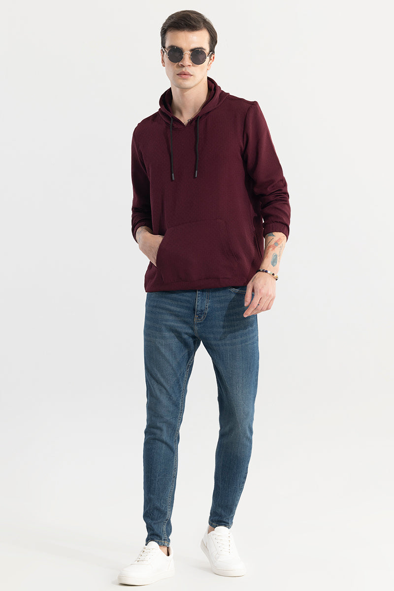 Stasia Maroon Hoodie | Relove