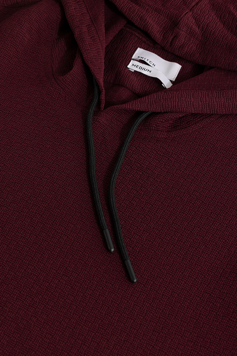 Stasia Maroon Hoodie | Relove