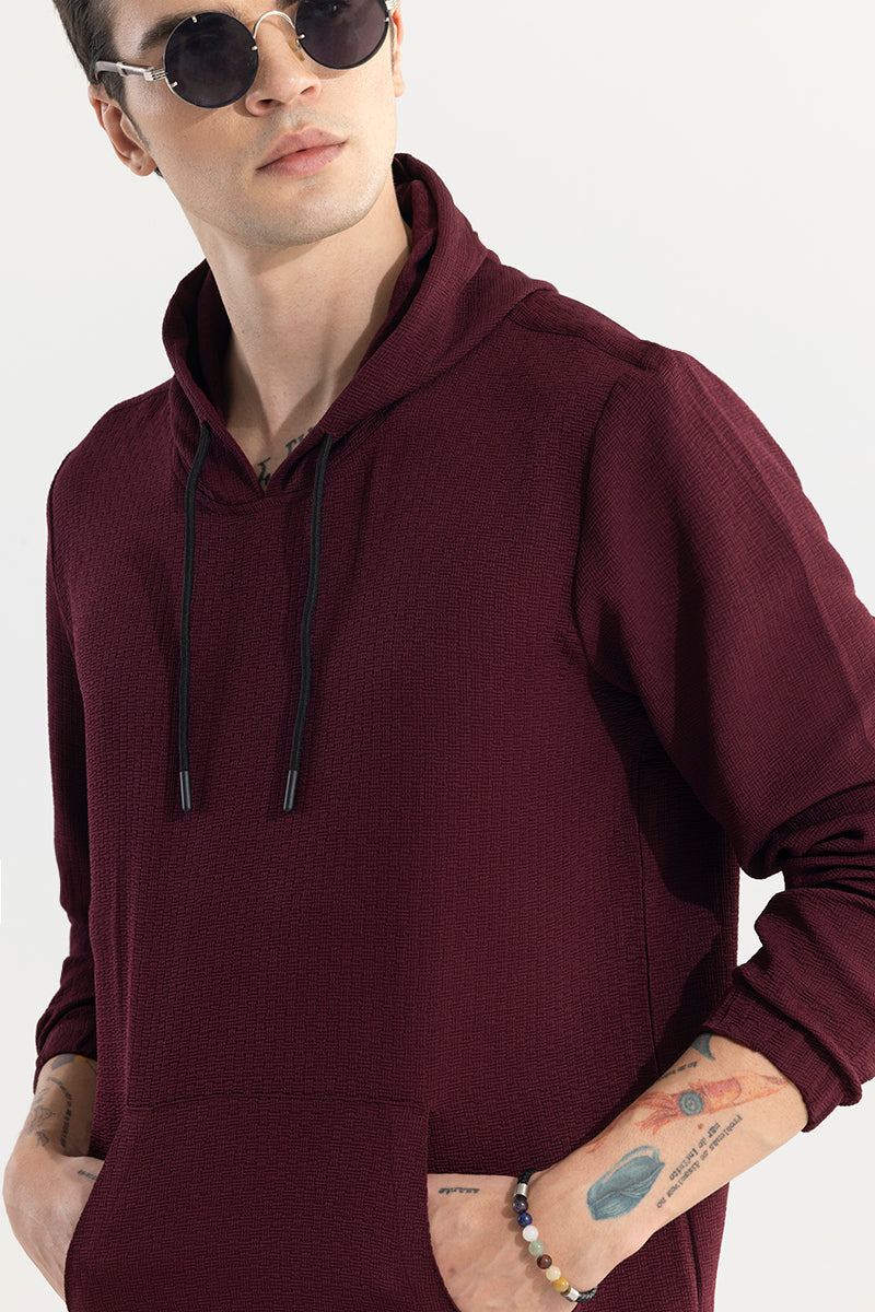 Stasia Maroon Hoodie | Relove