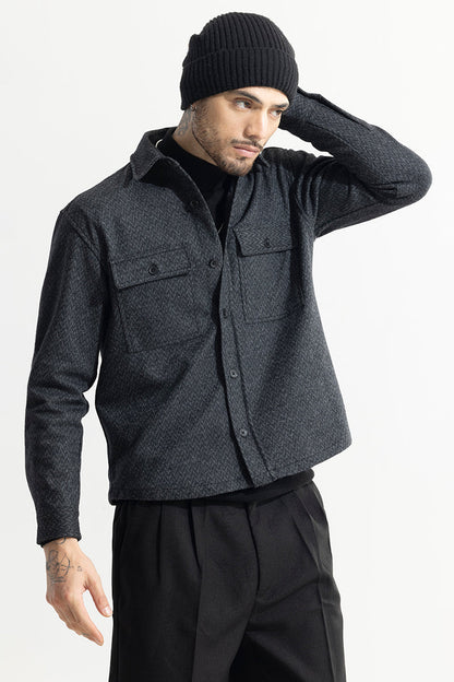 Spoondrift Onyx Grey Overshirt | Relove