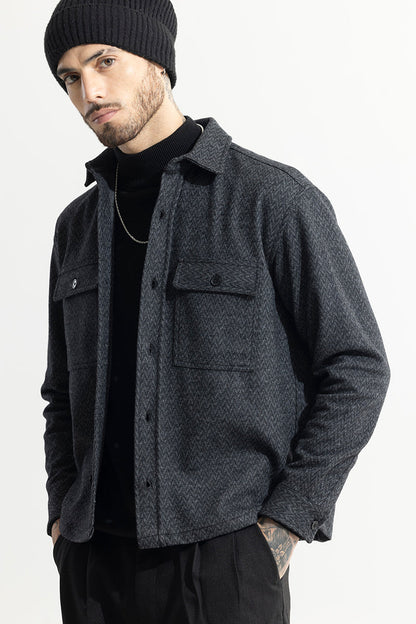 Spoondrift Onyx Grey Overshirt | Relove