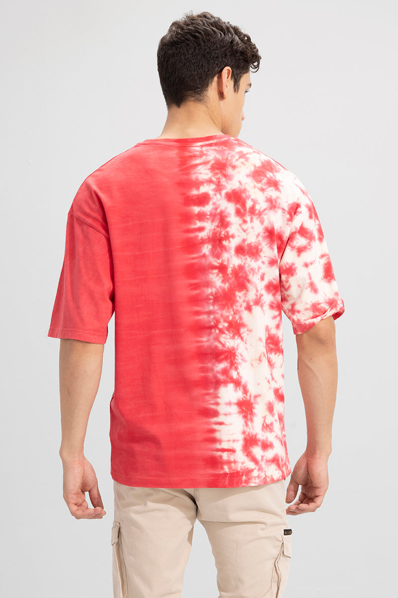 Walk Through The Fire Pink Oversized T-Shirt | Relove