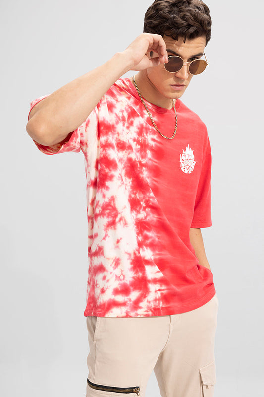 Walk Through The Fire Pink Oversized T-Shirt | Relove