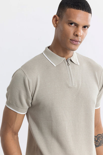 Paladin Beige Polo T-Shirt | Relove