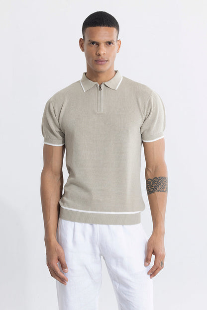 Paladin Beige Polo T-Shirt | Relove