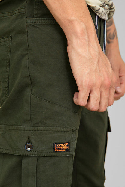 Steezy Olive Cargo Pant | Relove