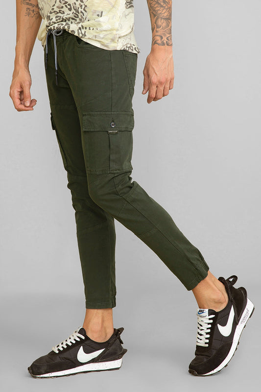 Steezy Olive Cargo Pant | Relove