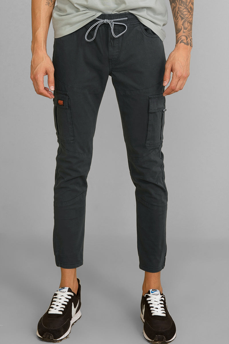 Steezy Ash Grey Cargo Pant | Relove