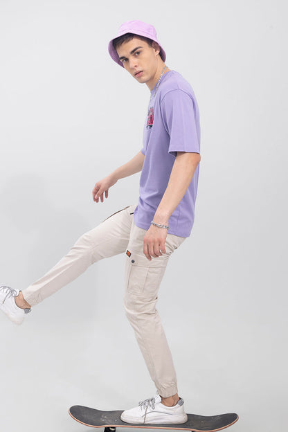Skaters Lavender Oversized T-Shirt | Relove