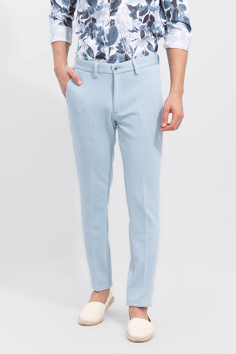 Knit Blue Trouser | Relove