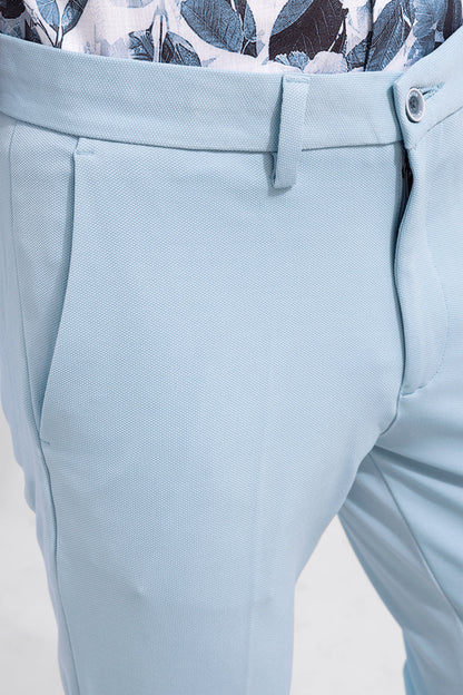 Knit Blue Trouser | Relove