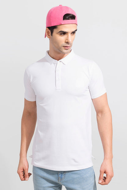 The Shishu White Polo T-Shirt | Relove